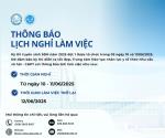 Thông báo lịch nghỉ làm việc phục vụ công tác tuyển sau sau đại học đợt 1 năm 2025 của Đại học Y Dược Thành phồ Hồ Chí Minh