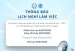 THÔNG BÁO LỊCH NGHỈ LÀM VIỆC