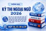 Thông báo về việc tổ chức thi kiểm tra và công nhận biết tiếng Việt thành thạo hoặc sử dụng thành thạo ngôn ngữ Anh, Pháp, Trung hoặc đủ trình độ phiên dịch ngôn ngữ Việt, Anh, Pháp, Trung trong khám bệnh, chữa bệnh tại Việt Nam (Đợt 36, 37, 38 và 39)
